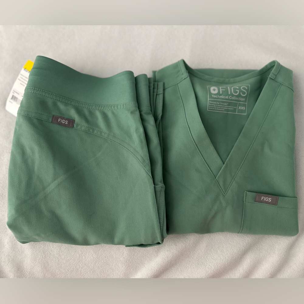 Figs Jade Scrub Set XXS